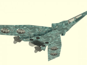 Zenit-tu spaceship 3D Model
