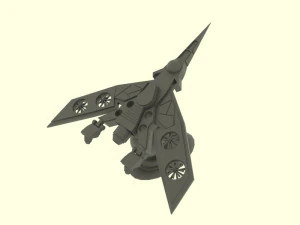 Zenit-tu spaceship 3D Model