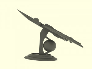 Zenit-tu spaceship 3D Model