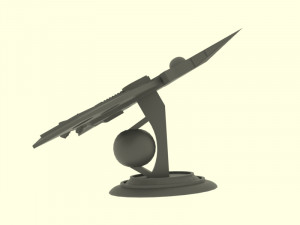 Zenit-tu spaceship 3D Model