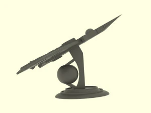 Zenit-tu spaceship 3D Model