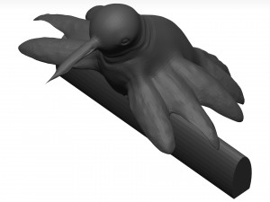 Humming bird 3D 模型