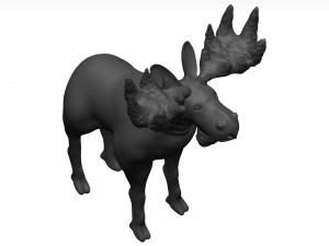 Moose 3D मॉडल