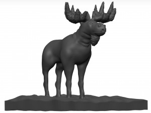 Moose 3D मॉडल