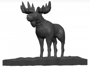 Moose 3D मॉडल
