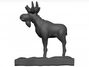 Moose 3D मॉडल