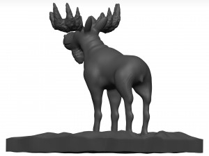Moose 3D मॉडल