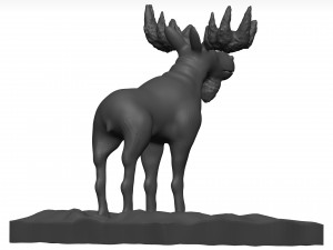 Moose 3D मॉडल