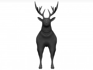 Mule deer Modello 3D