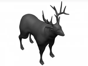 Mule deer 3D Model