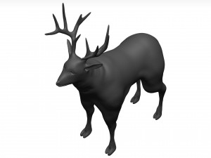 Mule deer Modello 3D