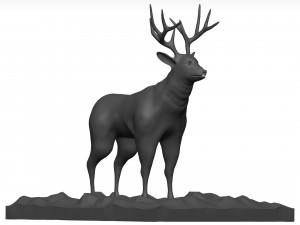 Mule deer Modello 3D