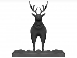 Mule deer Modello 3D