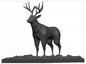 Mule deer Modello 3D