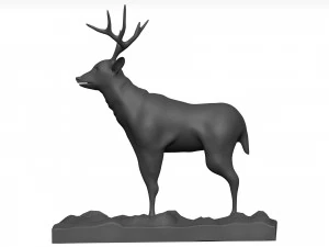 Mule deer 3D Model