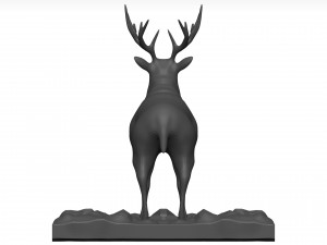 Mule deer Modello 3D