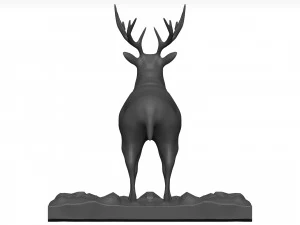 Mule deer 3D Model