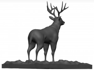 Mule deer Modello 3D