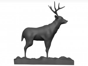 Mule deer Modello 3D