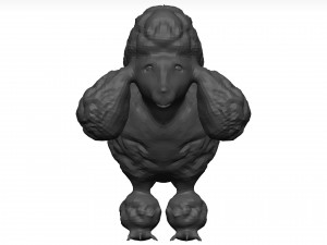 Poodle 3D 模型