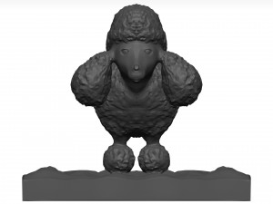 Poodle 3D 模型