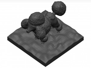 Poodle 3D 模型