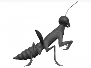 Praying mantis Model 3D