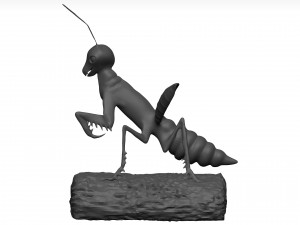Praying mantis Model 3D