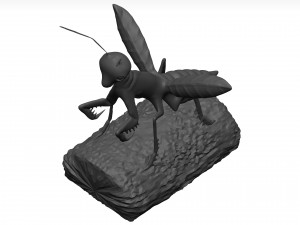 Praying mantis Model 3D