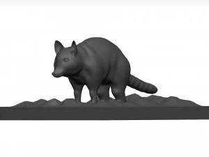 Raccoon 3D Model