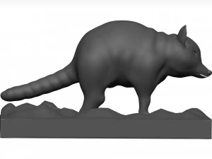 Raccoon 3D Model