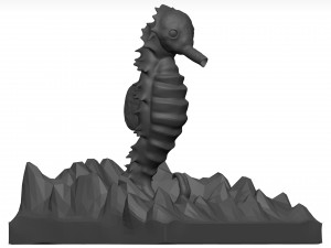 Sea Horse 3D Model