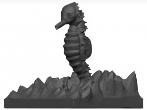 Sea Horse 3D Model