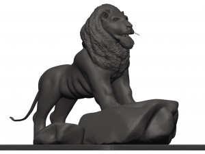Lion Model Cetak 3D