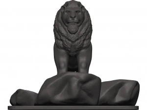 Lion 3D Print Model