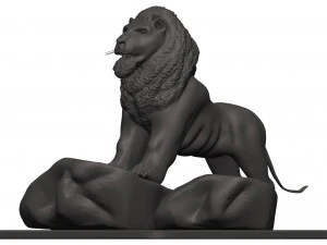 Lion 3D Print Model