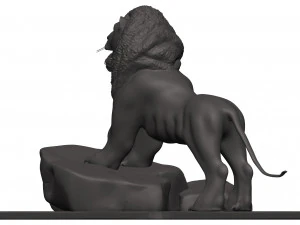 Lion 3D Print Model