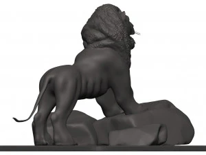 Lion 3D Print Model