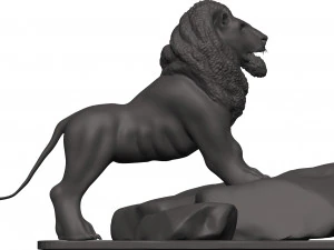 Lion 3D Print Model