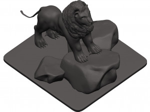 Lion 3D Принт Модель