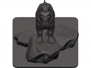 Lion 3D Принт Модель