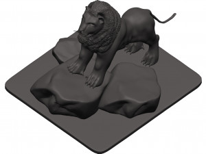 Lion 3D Принт Модель
