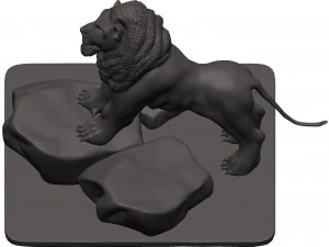Lion 3D Print Model