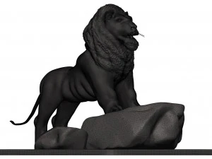 Lion 3D Print Model