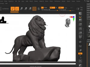 Lion 3D Print Model