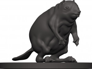 Beaver 3Dプリントモデル