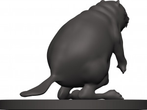 Beaver 3D Print Model