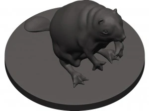 Beaver 3D Print Model