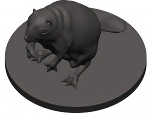 Beaver 3D Print Model