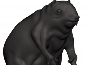 Beaver 3D Print Model